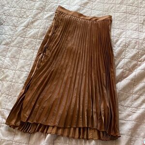 Sezane Dino Skirt Caramel Size 36